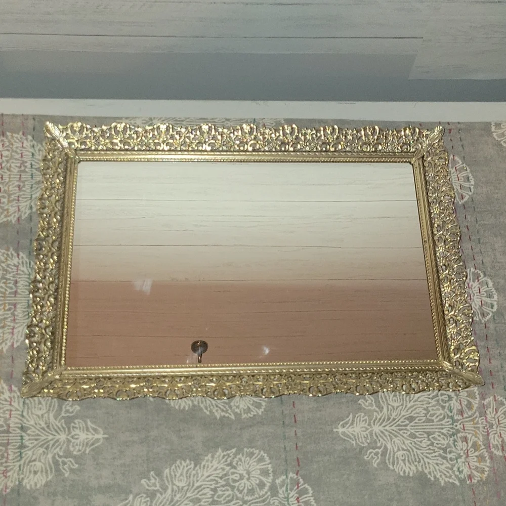 Vintage | Stunning Vanity Mirror Tray - Picture 3 of 12